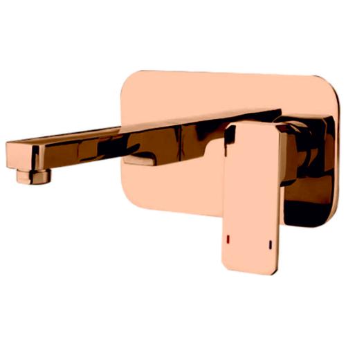  Single Lever Basin Mixer Wall Mounted Rose Gold